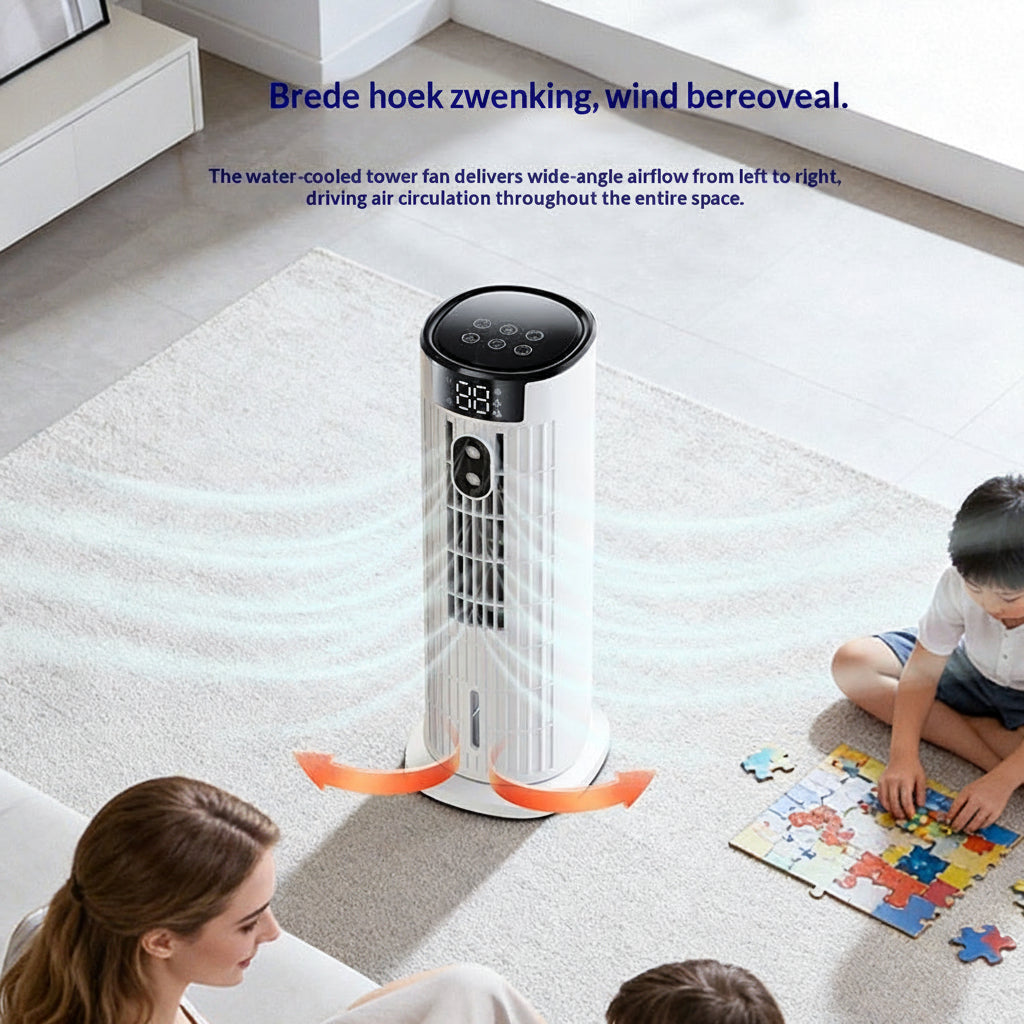Hoofdschuddende grote sproeier Airconditioningventilator Watergekoeld type